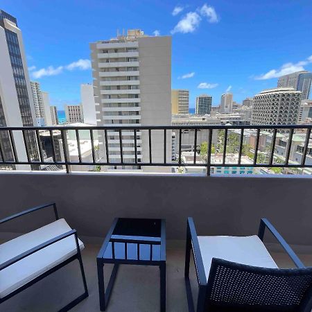 1508- Heart Of Waikiki With Kitchen-Free Parking-King Bed-Corner Unit Honolulu Exterior foto